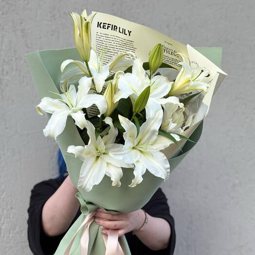 Лилии букет лилий 💚
