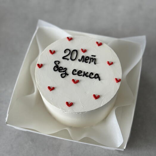 Бенто торт 20 лет без секса подруге на день рождения