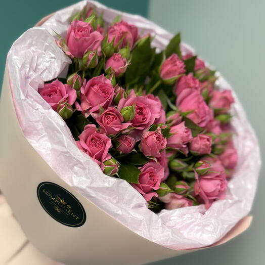 Букет из кустовых розочек💕🌸