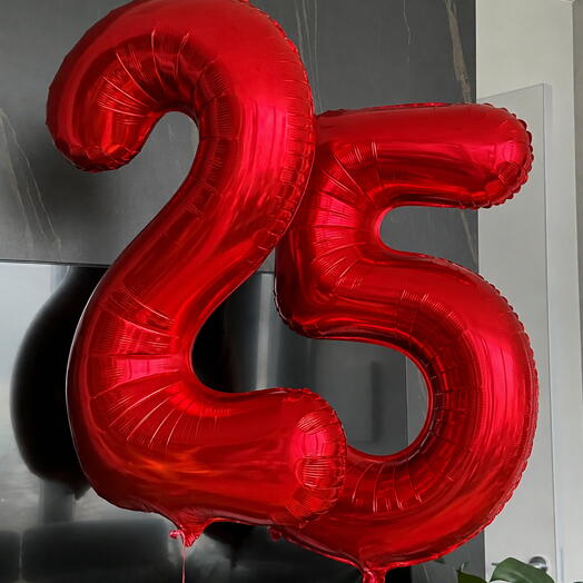Шары на 25-летие