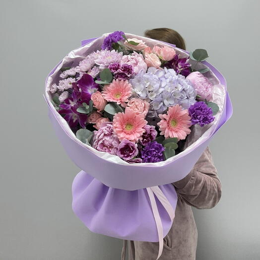 Букет авторский «Ежевичный джем»💜