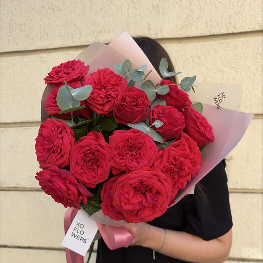 Монобукет из кустовых роз от XOFLOWERS