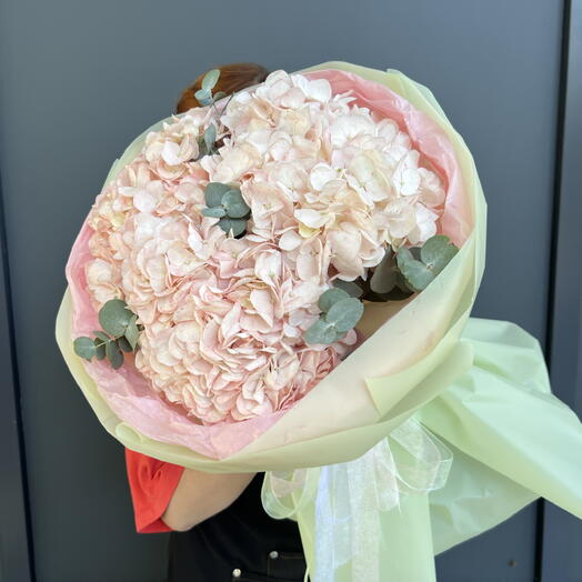 Гортензия с эвкалиптом 💝