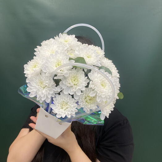 Композиция с хризантемой 💚