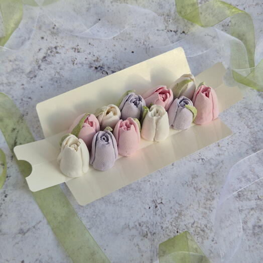Marshmallow Tulips white, pink, lilac XS