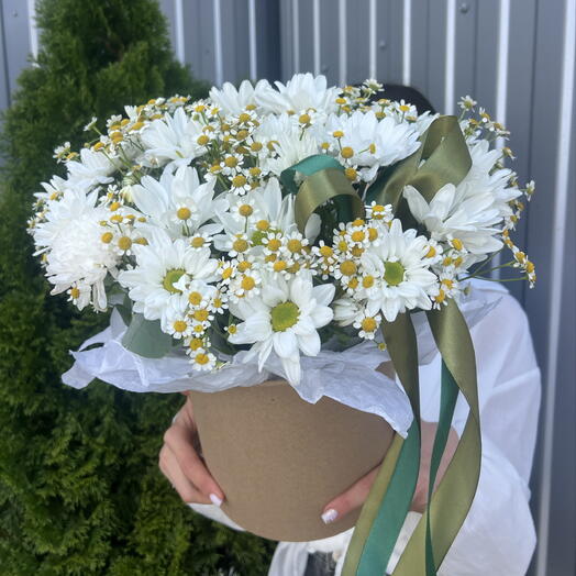 Коробка ромашек 💐