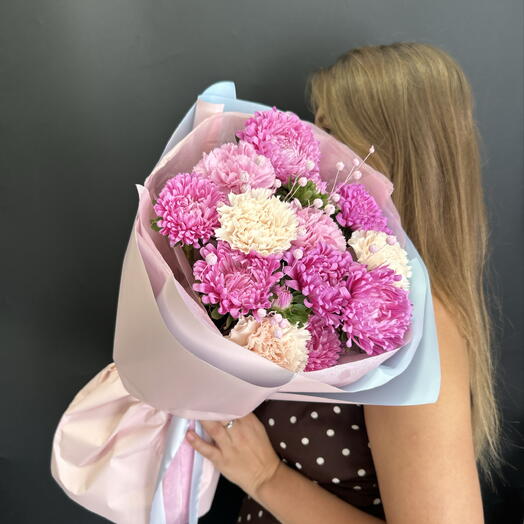 Милый розовый букет 💐
