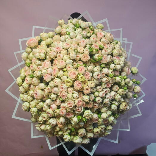 Букет из 101 кустовых роз 💗💗💗💗💗