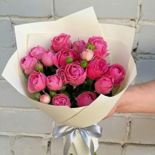 Букет с пионовидными розами😍