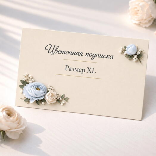 Подписка цветочная XЛ