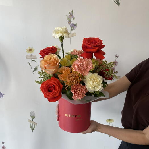 Композиция с розой Нина