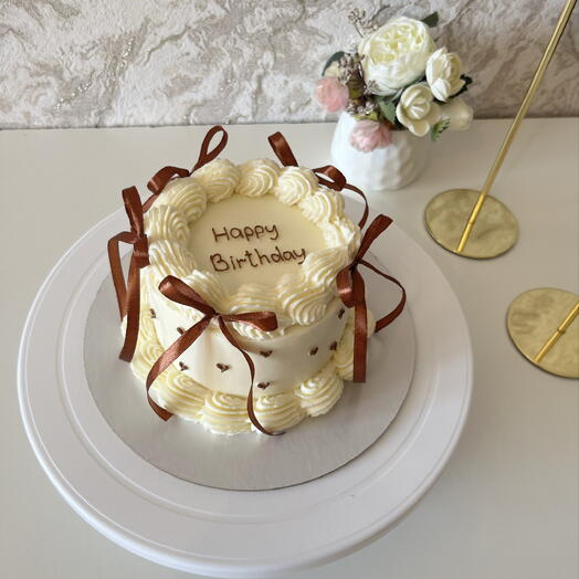 Торт Happy birthday в стиле ламбет