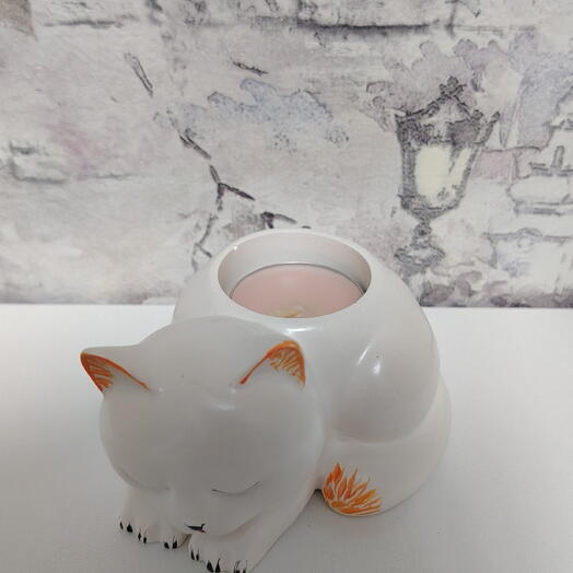 Подсвечник "Котик"