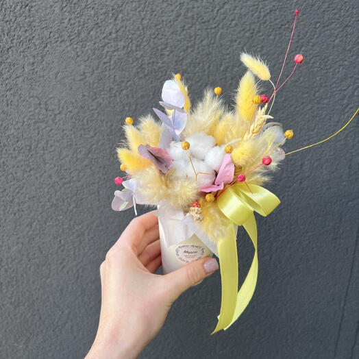 Композиция из сухоцветов 🌸