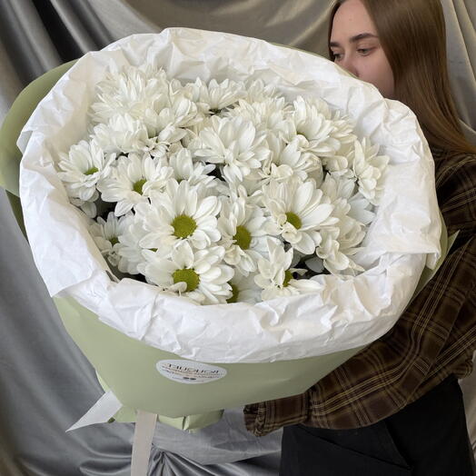Вау букет со стойкими ромашками 🌸