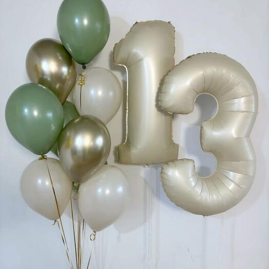 Воздушные шары на 13 лет