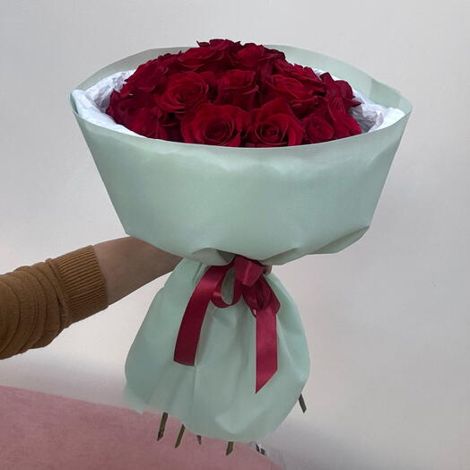 букет из 21 красной розы