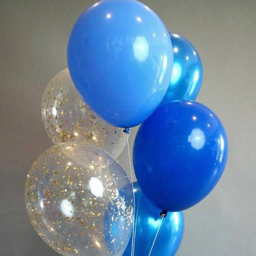 Fuente azul 6 piezas