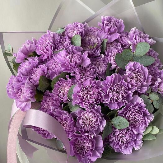 Букет из диантусов 💜