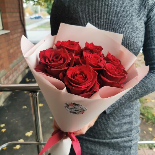 Bouquet rosa roja