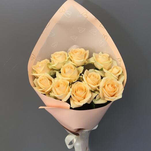 Ramo De Rosas Beige