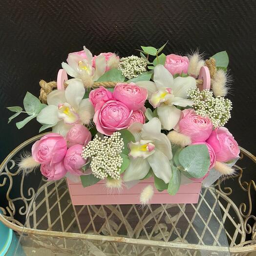 Caja de flores