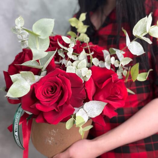 Clásicos de rosas francesas rojas