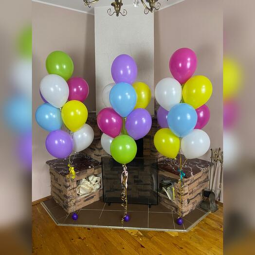 Воздушные шары на День рождения, 30 штук