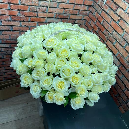 Cesta blanca suerte