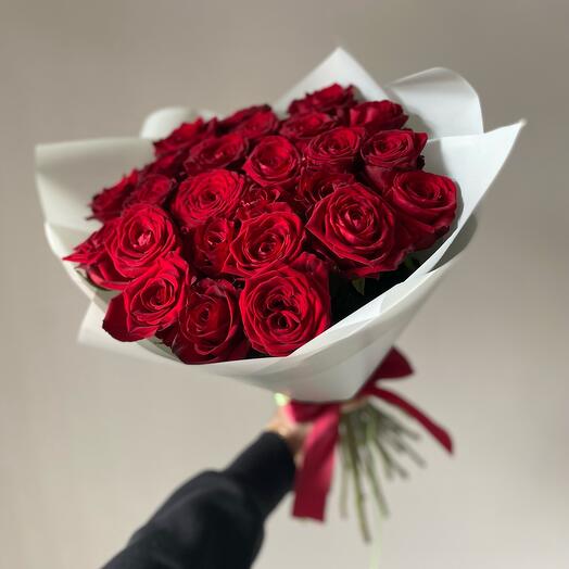 Красные розы Эквадор премиум (25)