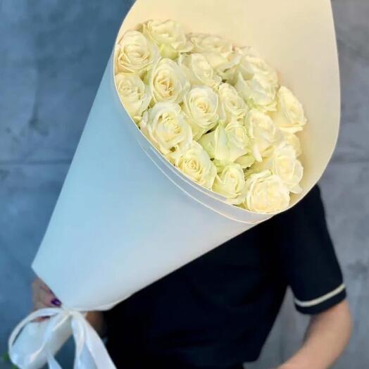 Rosas blancas mono