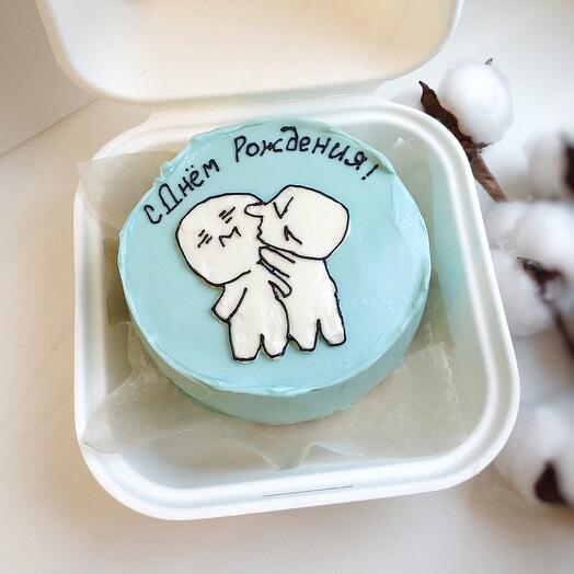 Bento cake "Happy Birthday"