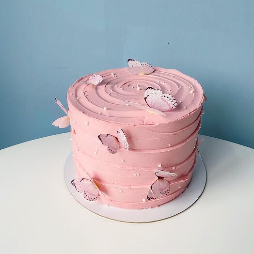 Cake with butterflies 2 kg