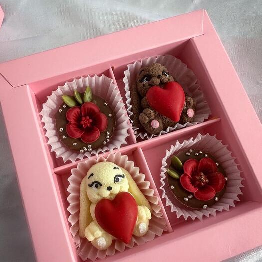 Gift set of 4 candies