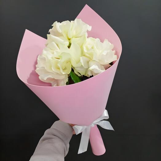 Rosas francesas blancas 3 piezas