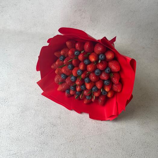 Ramo rojo de fresa