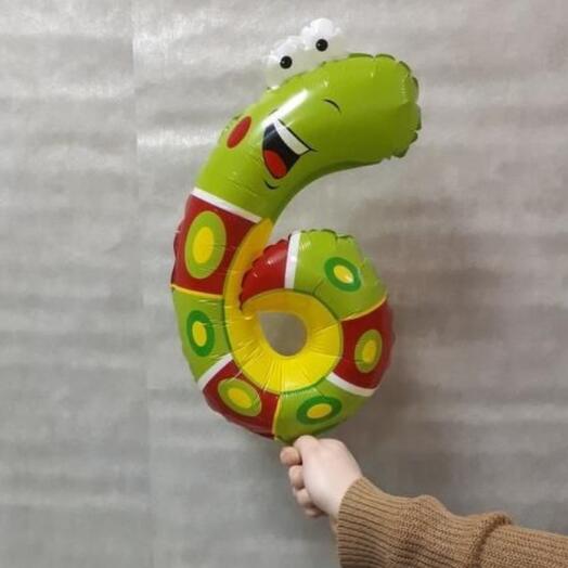 Bola-número en un palo