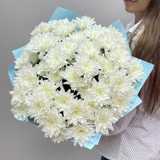 Букет из кустовых хризантем