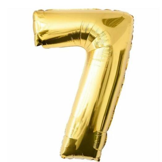 Шар цифра 7