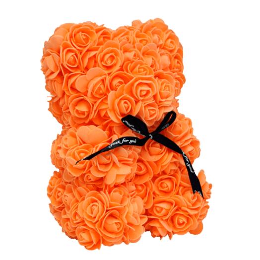 Flower teddy naranja