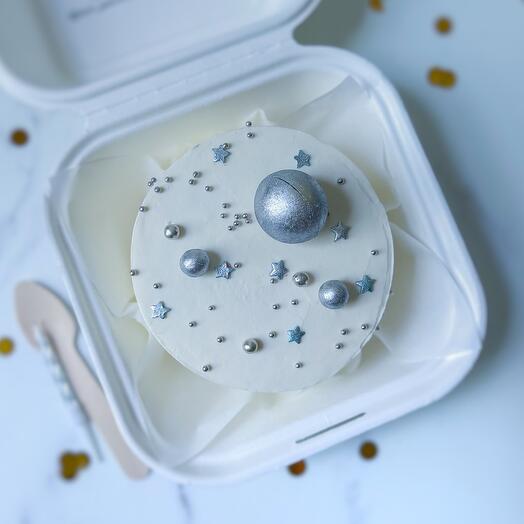 Бенто торт космос с планетами и звездами