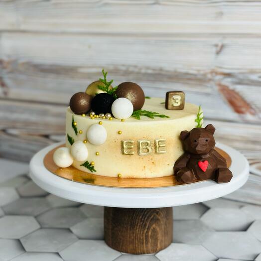 Pastel de oso de chocolate