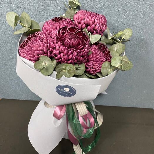 Букет из хризантем🍇