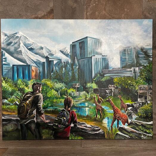 Картина по мотивам last of us