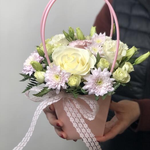 Цветы в коробке