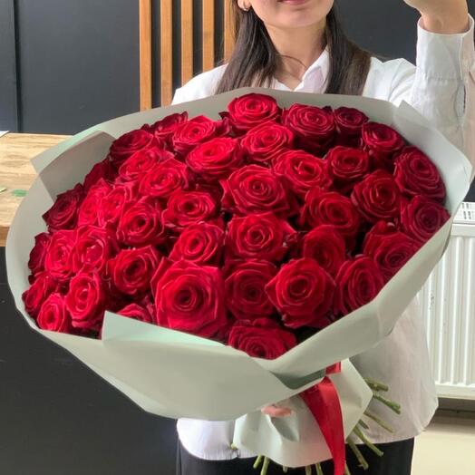 Bouquet of 41 red roses