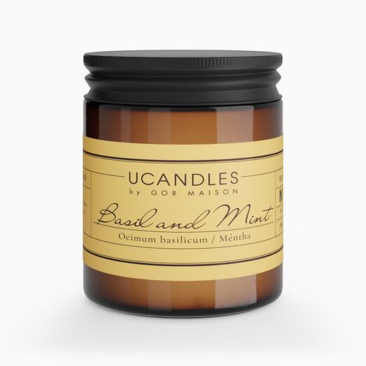 Аромасвеча UCANDLES Basil and Mint
