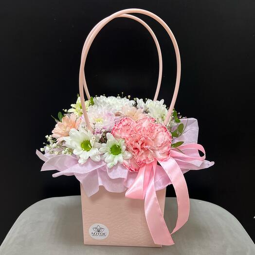 Цветы в коробке 🌸🌸🌸