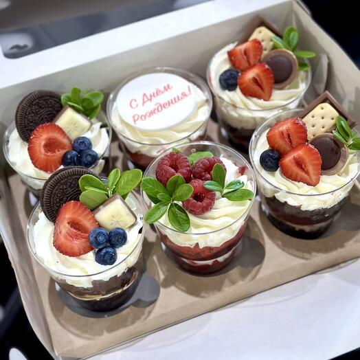 Трайфлы нереально вкусные 👌🏻срок изготовления 2ч