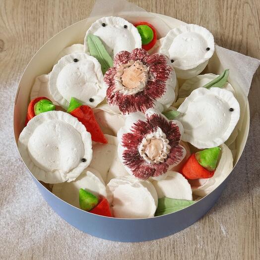 Handmade marshmallow set "Dumplings"
